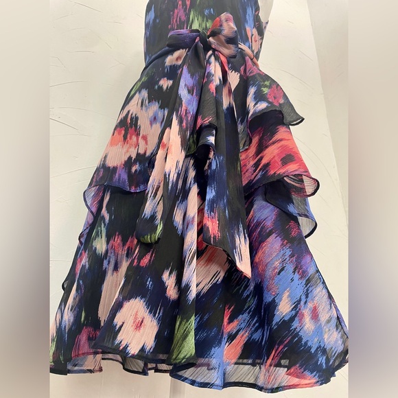 Tahari Arthur S. Levine floral print a-line dress - Picture 7 of 10